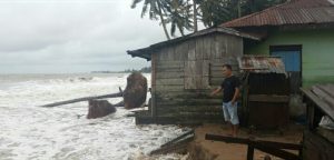  Abrasi, 3  Rumah Warga di Tabuyung Rusak Berat