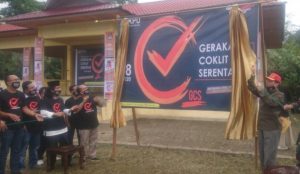 KPU Tapsel Launching Coklit Serentak Pemilu 2020