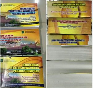 Viral!..Buku Pertanggung-Jawaban Pelaksanaan APBD Tahun 2019 di Sidimpuan Ada 3