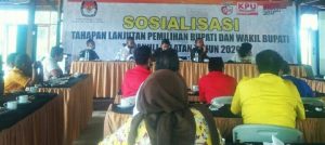 KPU Tapanuli Selatan Sosialisasi Tahapan Pilkada ke Parpol