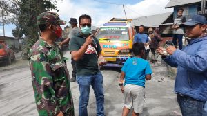 Sinabung Kembali Erupsi Empat Kecamatan Berselimut Debu Vulkanik