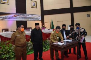 DPRD Tapsel Setujui Ranperda P-APBD 2020 dan 2 Ranperda Menjadi Perda