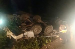 Truk Terbalik di Parapat, Warga Medan dan Kisaran Tewas