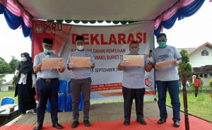 Menuju Pilkada 2020, KPU Tapanuli Selatan Gelar Deklarasi Pilkada Damai