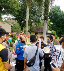 Demo di Mapolda Sumut, GNPK-RI Minta Polisi Tangkap Neta S Pane