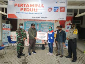 Pertamina Geothermal Energy  Area Sibayak Salurkan CSR