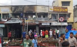 Ruko di Simpang Limun, Medan, Terbakar, Warga Berhamburan