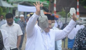 Dampingi Gus Irawan, Dolly Pasaribu Hadiri Peresmian Masjid Agung Syahrun Nur, Tapsel