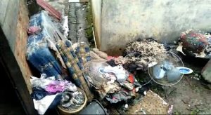 Rumah Semi Permanen Terbakar, Warga Sitamiang, Padangsidimpuan Panik