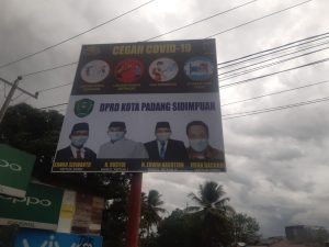 Aneh! Di Baliho Ini Sekwan Tiba-tiba Jabat Ketua DPRD Sidimpuan