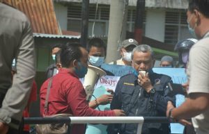 Desak Pelaku Penembakan Ditangkap, Puluhan Wartawan Gelar Unjukrasa di Polres Sidimpuan