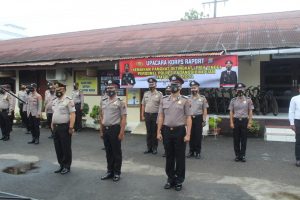 Selamat! 7 Personil Polres Padangsidimpuan Dapat Kenaikan Pangkat, Ini Daftarnya