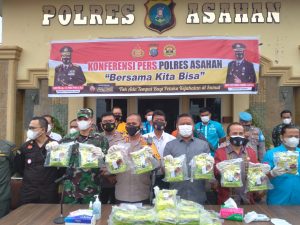 Tangkap 1 Orang Bandar Narkoba, Polres Asahan Amankan Puluhan Kilogram Sabu