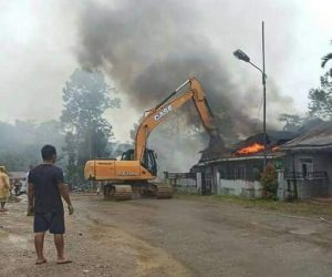 Dua Unit Rumah di Batang Natal, Madina Hangus Terbakar