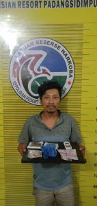 Coba Kabur, Terduga Pengedar Ganja di Padangsidimpuan Ditangkap