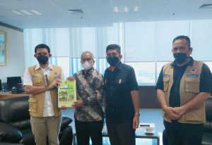 Didampingi Anggota DPR-RI, Plt Bupati Padang Lawas, Datangi Kantor BNPB Pusat