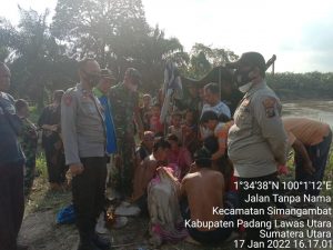 Hanyut, Bocah 10 Tahun Ditemukan Tidak Bernyawa di Sungai Barumun, Paluta