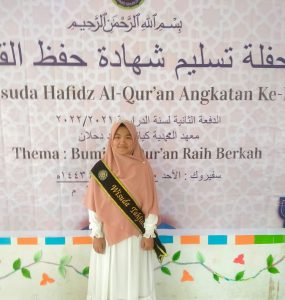 Cerita Amelia Siregar:  Sejak SD Sudah Khatam Alquran