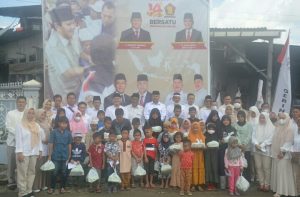 DPC Partai Gerindra Kota Padangsidimpuan Santuni Puluhan Anak Yatim