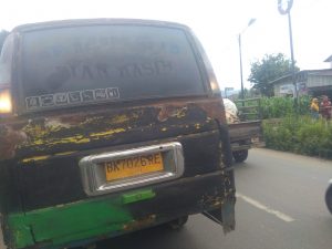 Ini Bentuk Mobil yang Diduga Menjadi Biang Kerok Minyak Tumpah di Jalan Imam Bonjol Sidimpuan