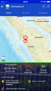 Ternyata, Gempa Pasaman Barat Dirasakan Sampai ke Malaysia dan Singapura