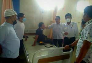 Direktur RSUD Padangsidimpuan Sambangi Wartawan yang Suspek DBD