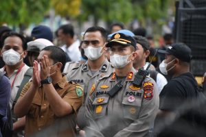 Amankan Aksi Unjuk Rasa Mahasiswa di Padangsidimpuan, Polres Tapsel Kerahkan 96 Personil