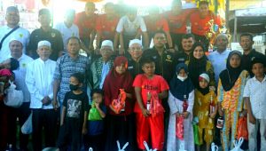 Juara di Tapteng, Bina Remaja FC Santuni Puluhan Anak Yatim Padangsidimpuan