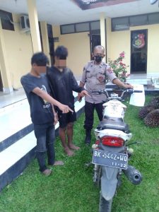 Curi Sepedamotor Petani, Kakak-adik di Simalungun Ditangkap