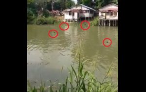 Alamak! Video Belasan Pria Nekat Lompat ke Sungai saat Digrebek Viral di Medan