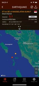 Jumat Pagi, Nias Selatan Diguncang Gempa