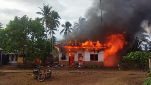 Satu Unit Rumah di Pudun Jae, Sidimpuan Hangus Terbakar