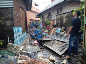 Ledakan Keras Terdengar Dilokasi Kebakaran di Kampung Teleng, Sidimpuan