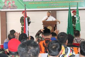 Bupati Dolly Hadiri Pembukaan Diklatsar Kokam PDPM Tapsel