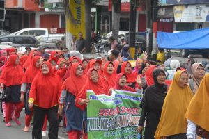 Jelang Muswil Ke-13, Ribuan Warga Muhammadiyah Padangsidimpuan Gelar Jalan Santai