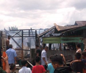 Gegara Kompor Gas, Tiga Unit Rumah Petani Terbakar di Desa Labuhan Rasoki, Sidimpuan