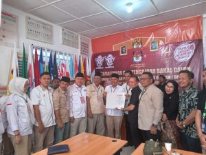 Partai Gerindra Padangsidimpuan Daftarkan Bacaleg ke KPU, Rusydi Ajak Warga Gunakan Hak Pilih