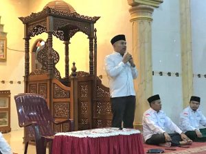 Magrib Keliling DMI Sidimpuan di Mesjid Nurul Iman Sitamiang, Rusydi : Perkuat Sinergi Antar BKM