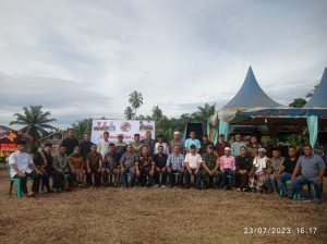 Koperasi Tondi Bersama Gelar Silaturrahim di Lapangan Bola Kelurahan Huta Raja Tapsel