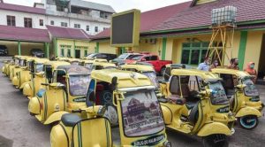 Anggaran Becak Wisata di Sidimpuan Didemo Mahasiswa