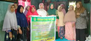 Penyuluhan Peningkatan Pengetahuan Tentang Azas Pemilu Terhadap Ibu-Ibu Wirid Yasin Khoirunnisa Desa Panobasan Lombang