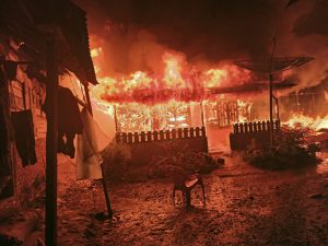 4 Unit Rumah Warga Hangus Terbakar di Siabu