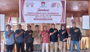 Dorong Peningkatan Partisipasi Pemilih, KPU Tapsel Libatkan Sejumlah Media Massa