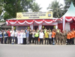 Kepedulian Bupati Tapsel terhadap Keselamatan Pemudik: Tinjau Pos PAM Lebaran