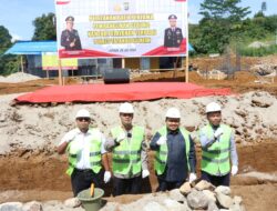 Hadiri Peletakan Batu Pertama Pembangunan Gedung SPKT, Bupati Dolly: Peran Polres Tapsel Dalam Pengamanan Wilayah Sangat Vital
