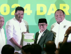 Diserahkan Langsung Cak Imin, PKB Resmi Usung Bobby Nasution-Surya di Pilgub Sumut 2024