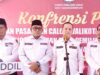 Senin, Pasangan Calon Wali Kota/Wakil Wali Kota Sidimpuan Cabut Nomor Urut