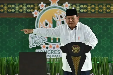 Foto : Prabowo Menghadiri Kongres ke-XVIII Muslimat NU di Jatim Expo