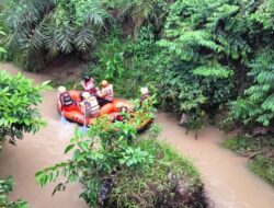 Cari Bayi Hilang Asal Sidimpuan, Basarnas Sisir Sungai Aek Nabara dan Barumun