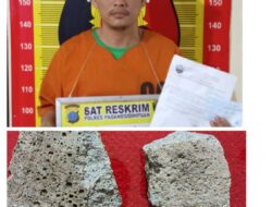 Preman Kelas Teri Ditangkap Bandit Sidimpuan, Barang Buktinya Batu
